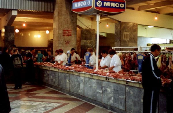 Markthalle in Novosibirsk