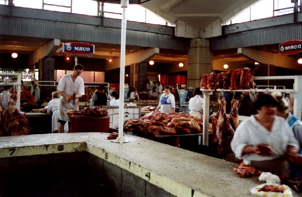 Markthalle in Novosibirsk