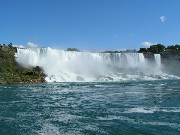 Niagarafaelle - die amerikanischen Wasserfaelle