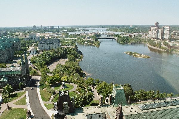 Ottawa - Blick vom Parlament