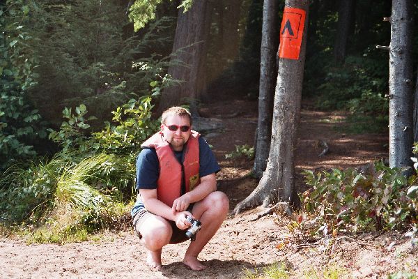 Algonquin Provencial Park - Fotograf auf der Lauer